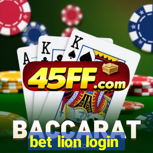 bet lion login